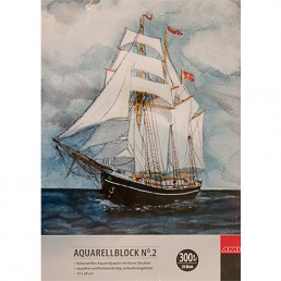 Kvalitný skicár na maľbu akvarelom AMI Aquarellblock Abc-CreativeArt