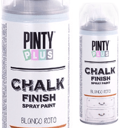 Chalk finish spray paint