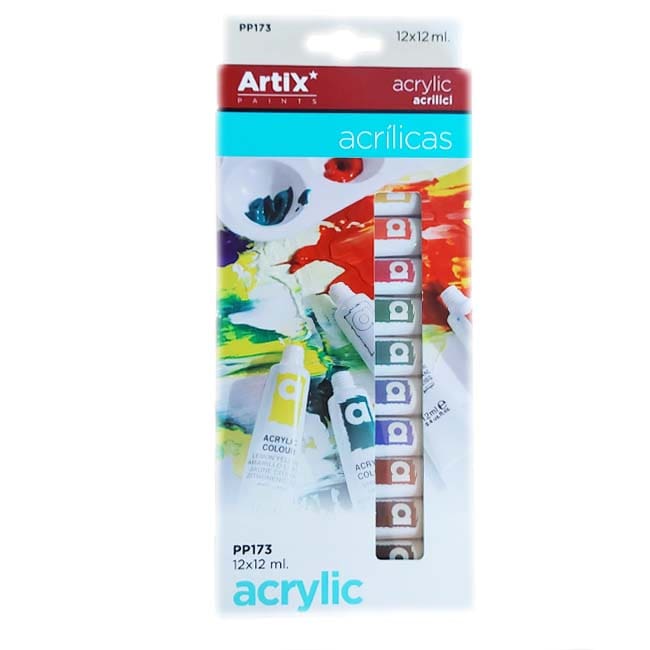 ArtiX Akrylové farby 12x12ml Abc Creative Art
