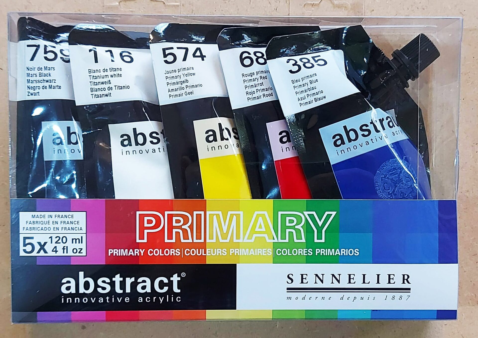 Sennelier Abstract 5x120 ml akrylové farby abc creative art