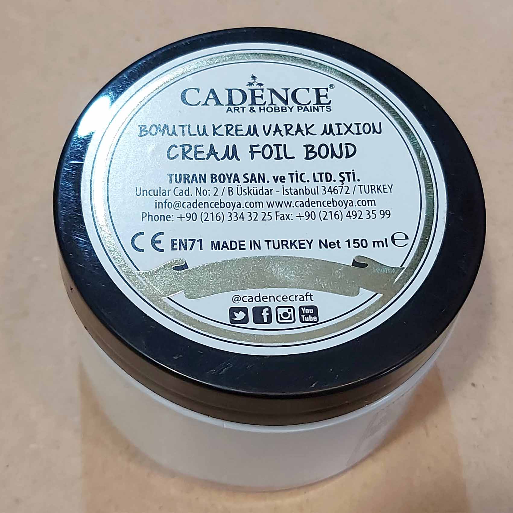 Cadence Cream Foil bond Abc creative art